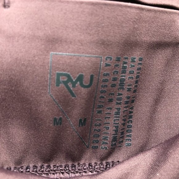 Ryu Mauve NWT Two Tone Tough Perforated Tight Leggings Matoon size M - Picture 4 of 12